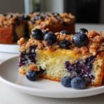 Blueberry Cream Cheese Crumb Cake