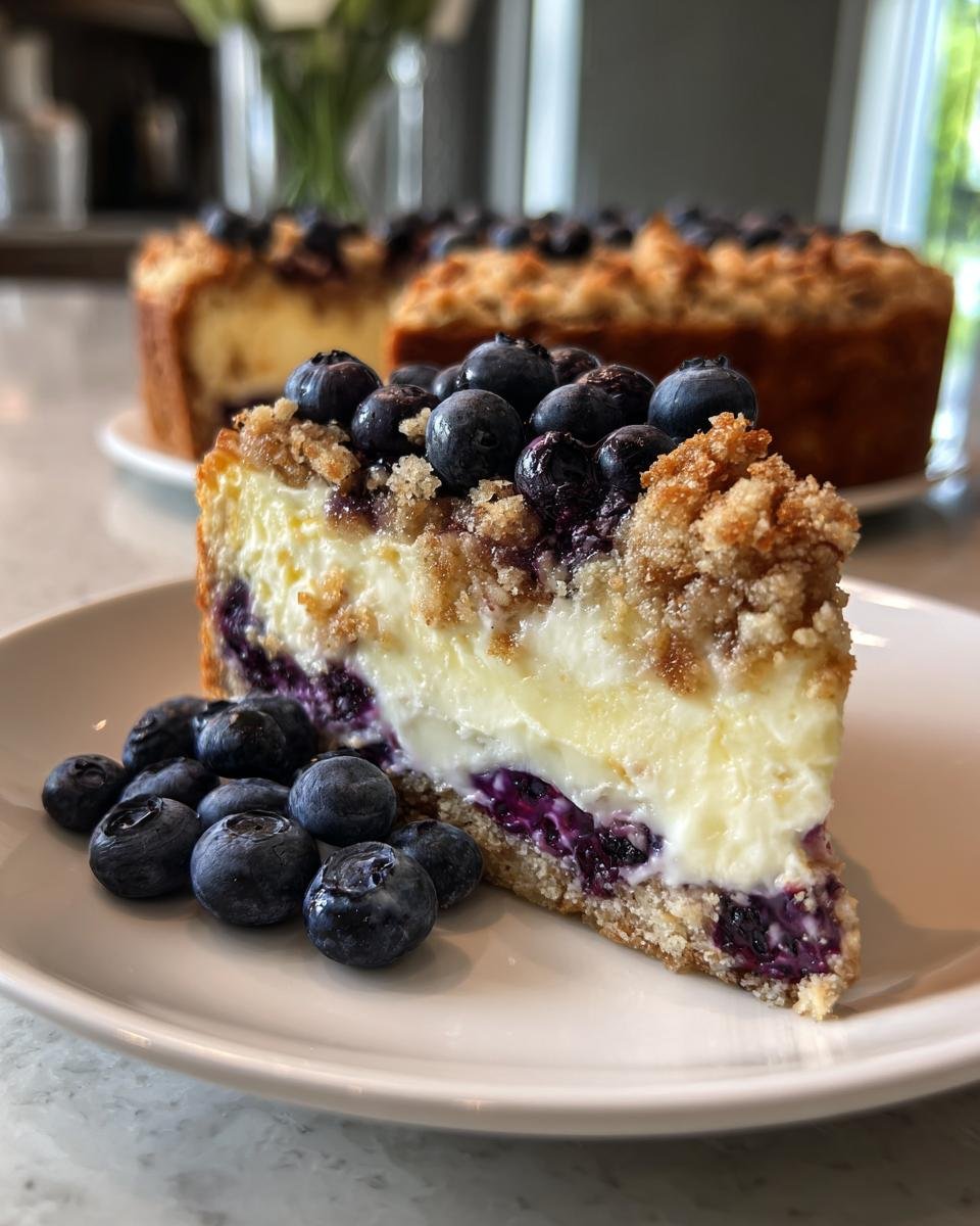 Blueberry Cream Cheese Crumb Cake - detail 3