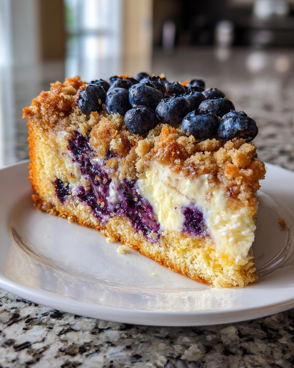 Blueberry Cream Cheese Crumb Cake - detail 4