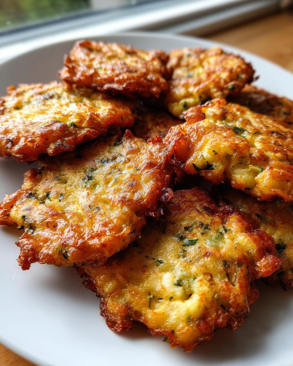 Broccoli and Cheese Fritters - detail 1