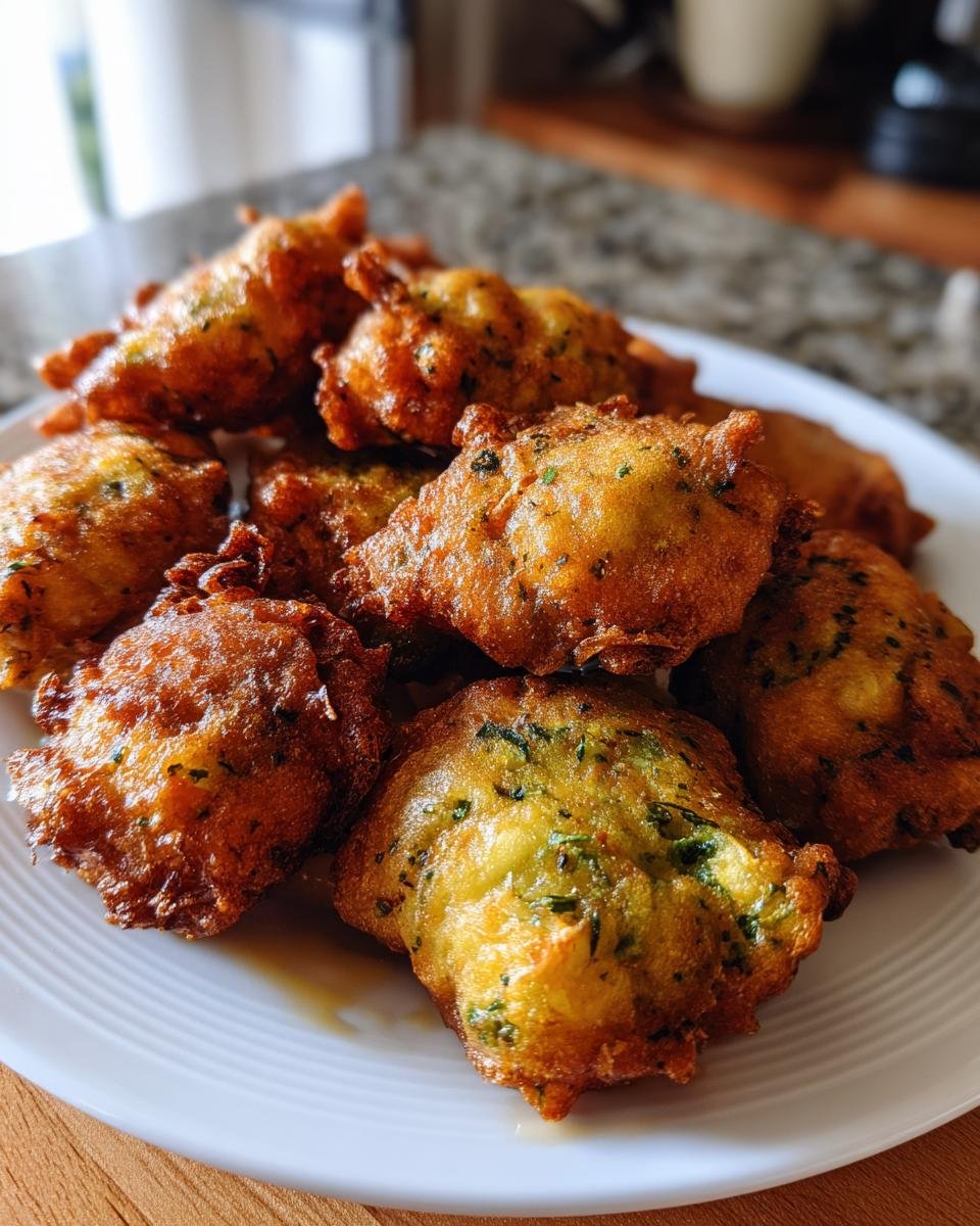 Broccoli and Cheese Fritters - detail 3
