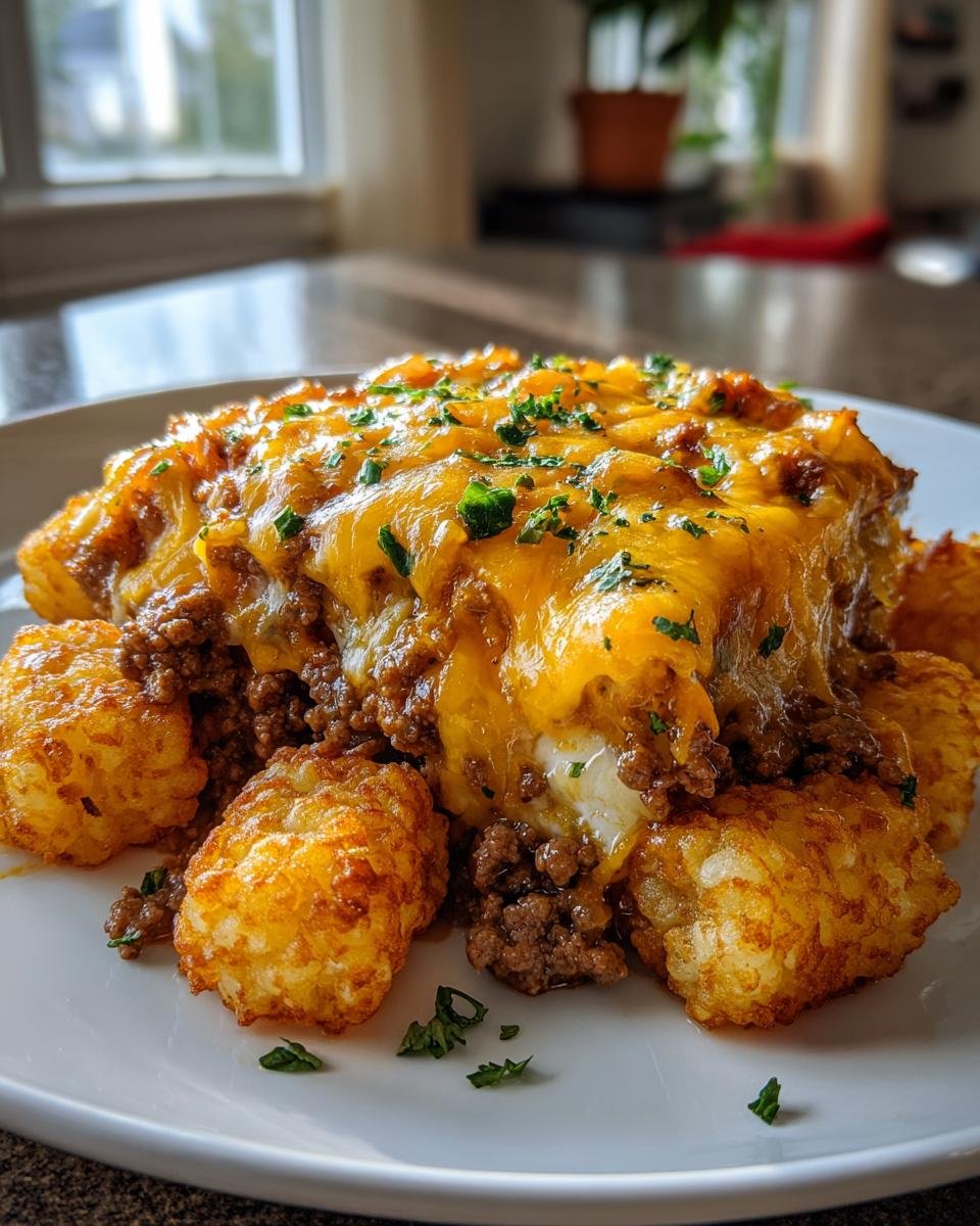 Cheesy Beef Tater Tot Casserole - detail 4