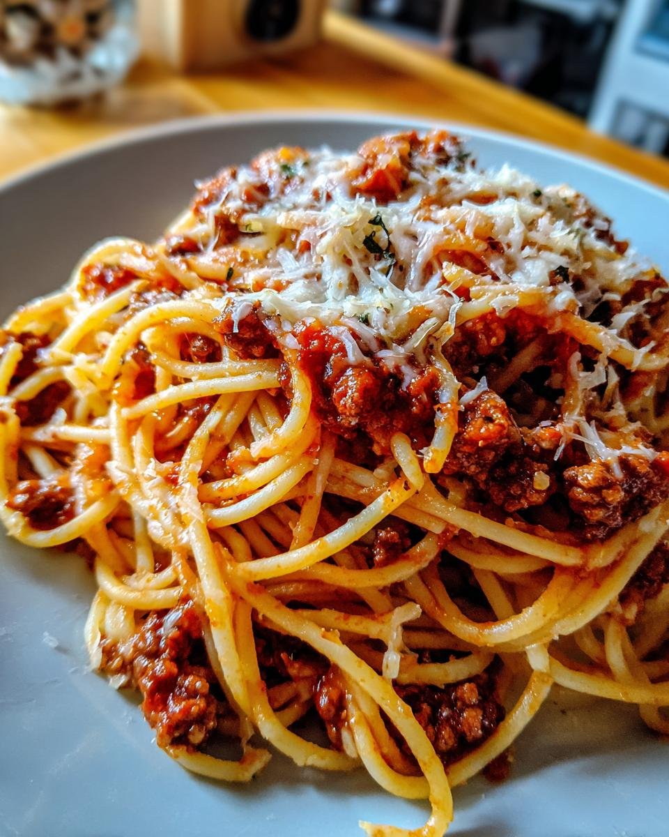 Cheesy Cajun Beef Spaghetti - detail 1