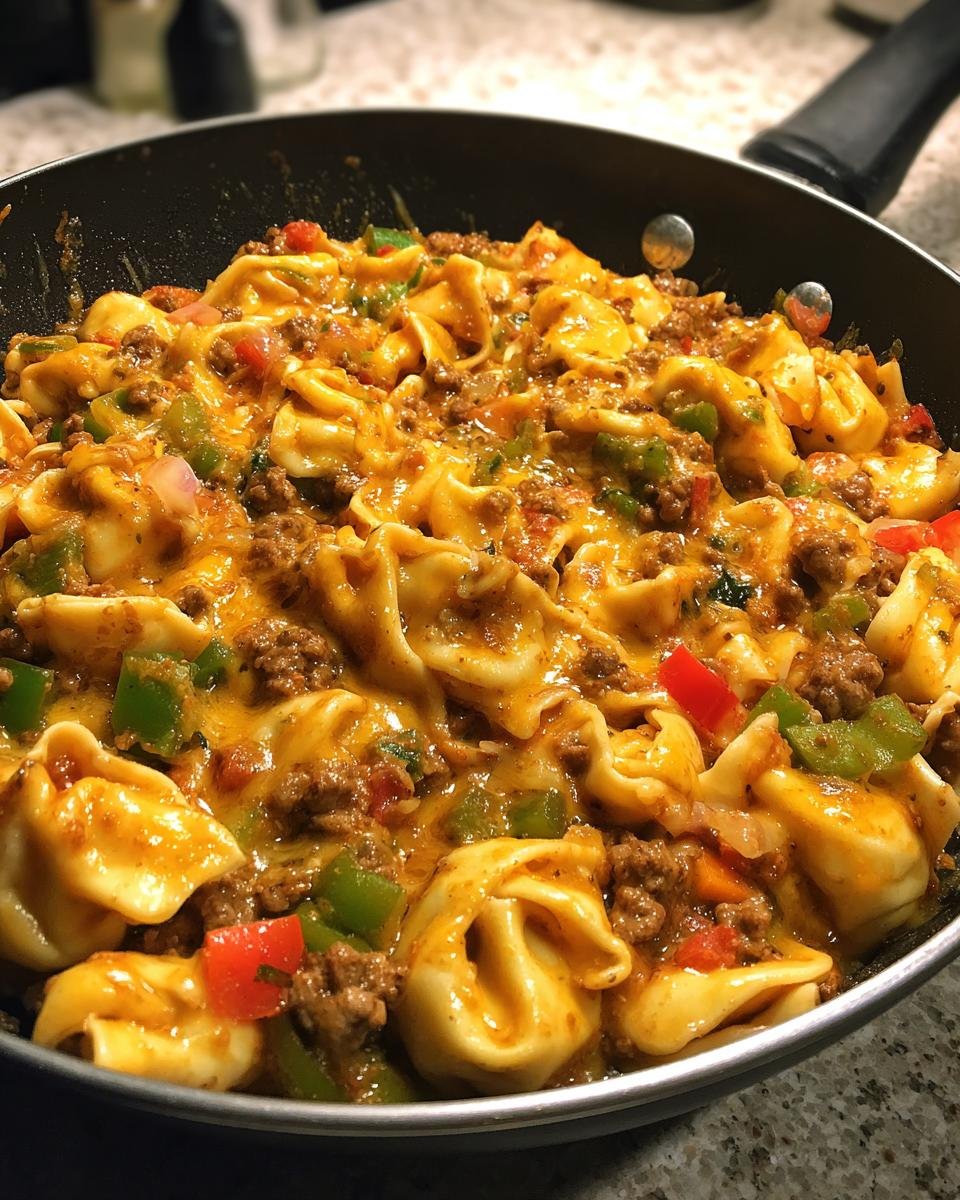 Cheesy Philly Steak Tortellini Skillet - detail 1