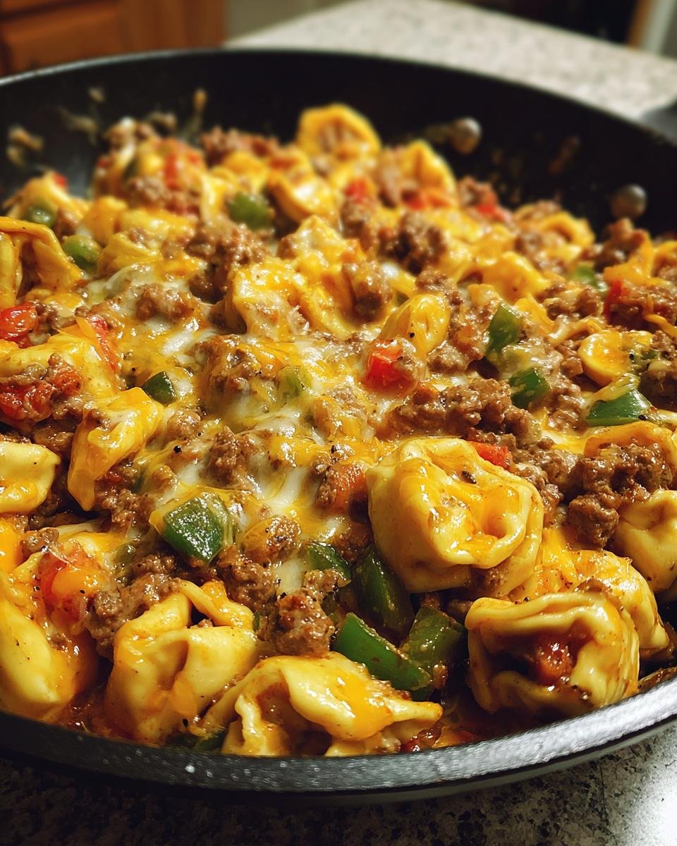 Cheesy Philly Steak Tortellini Skillet - detail 3