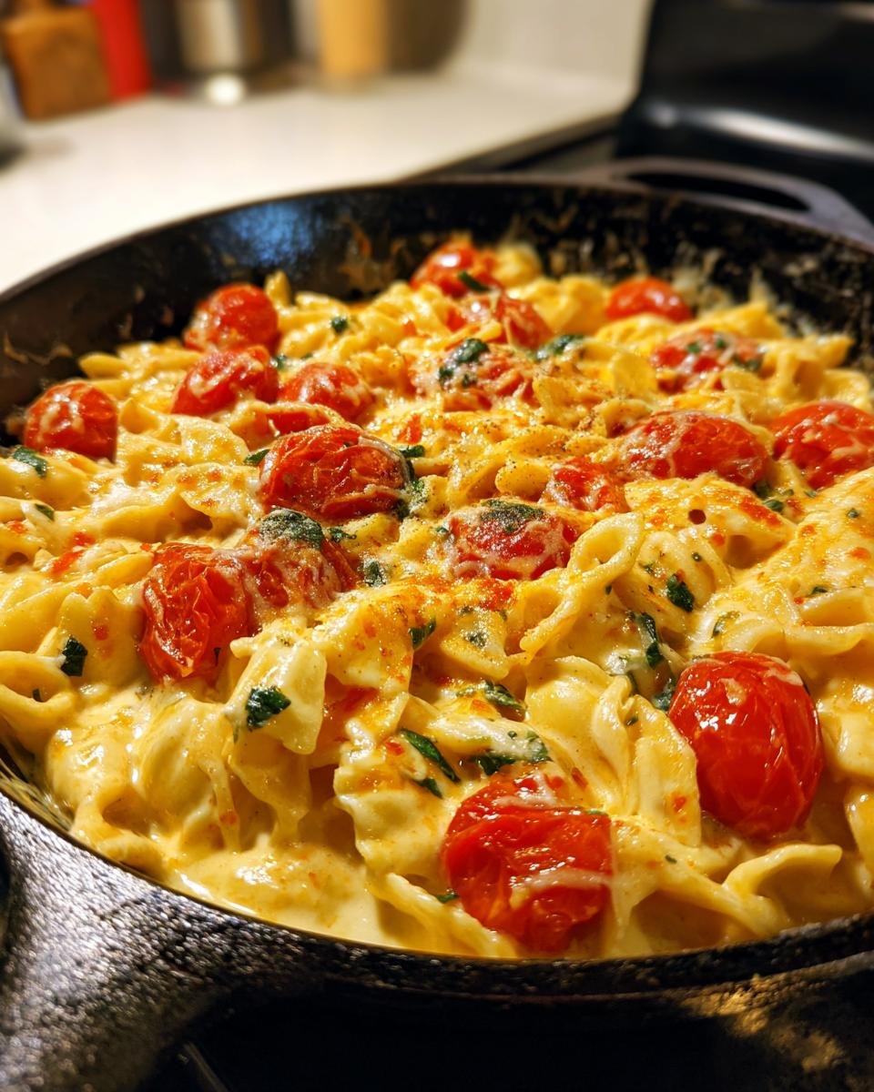 Cheesy Rotel Pasta Skillet - detail 1