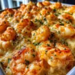 Cheesy Shrimp Bake