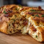 Chicken Bacon Ranch Stuffed Bread
