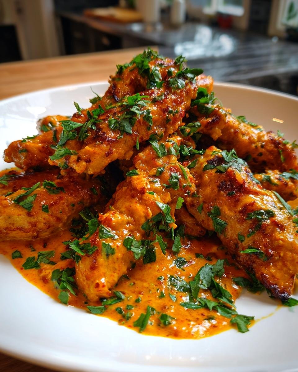 Chicken Strips with Creamy Chorizo Sauce - detail 1