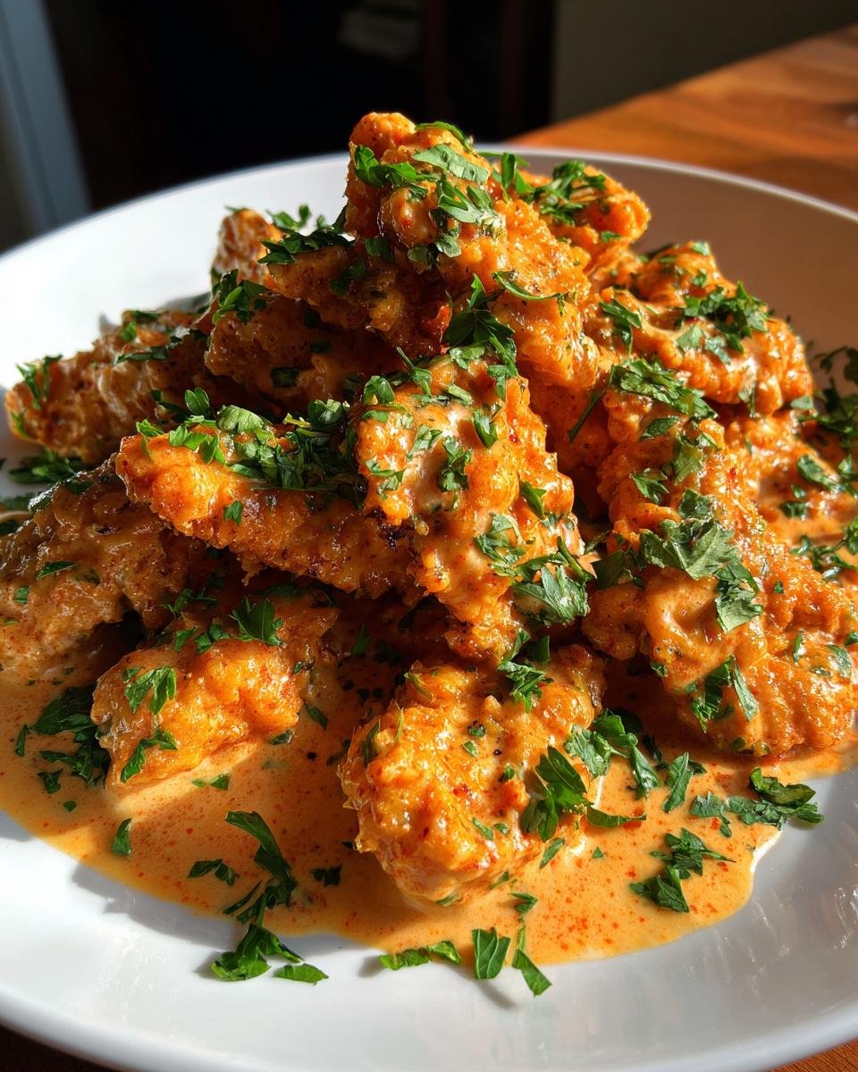Chicken Strips with Creamy Chorizo Sauce - detail 4