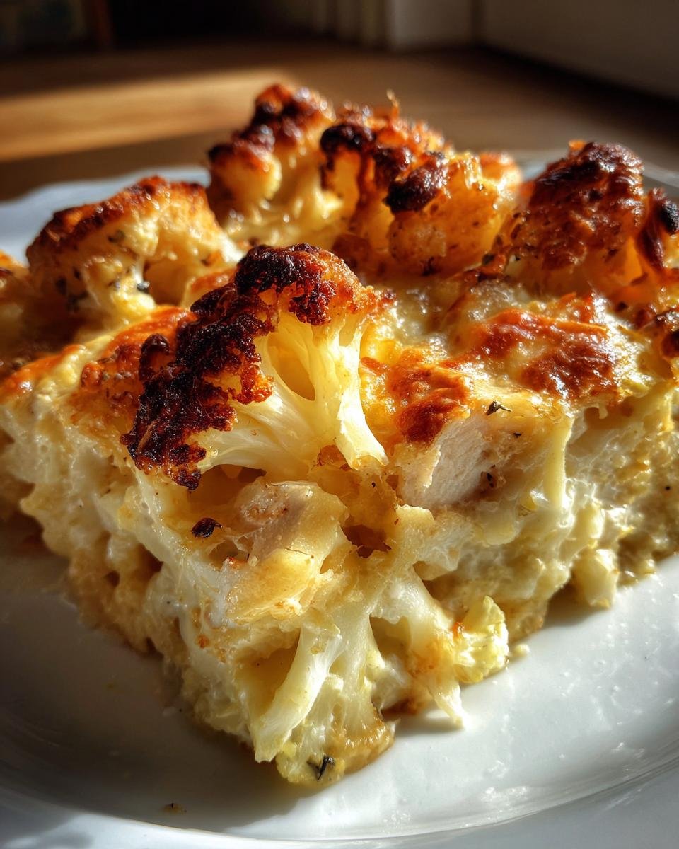 Chicken and Cauliflower Cheese Bake - detail 2