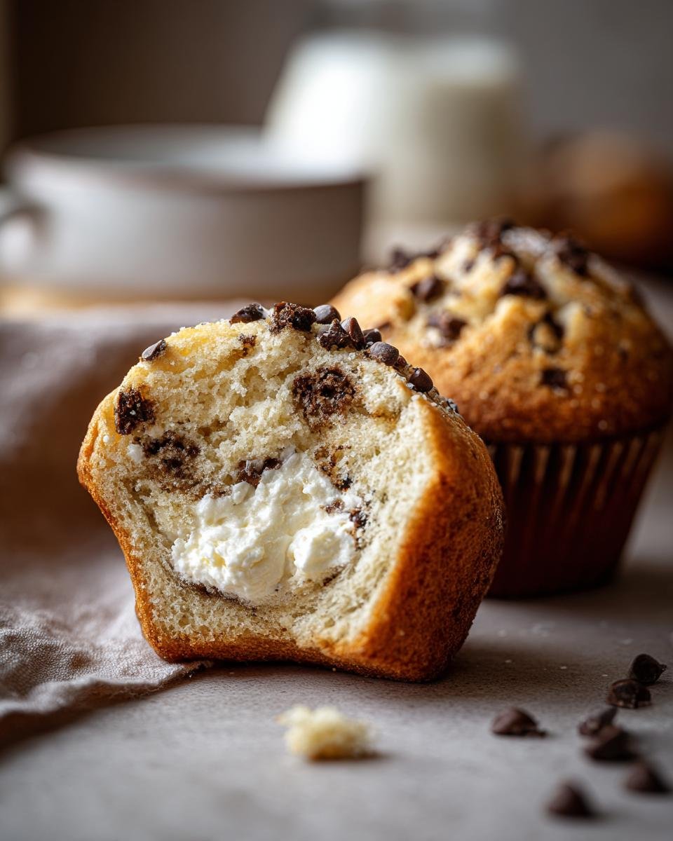 Chocolate Chip Cream Muffins - detail 1