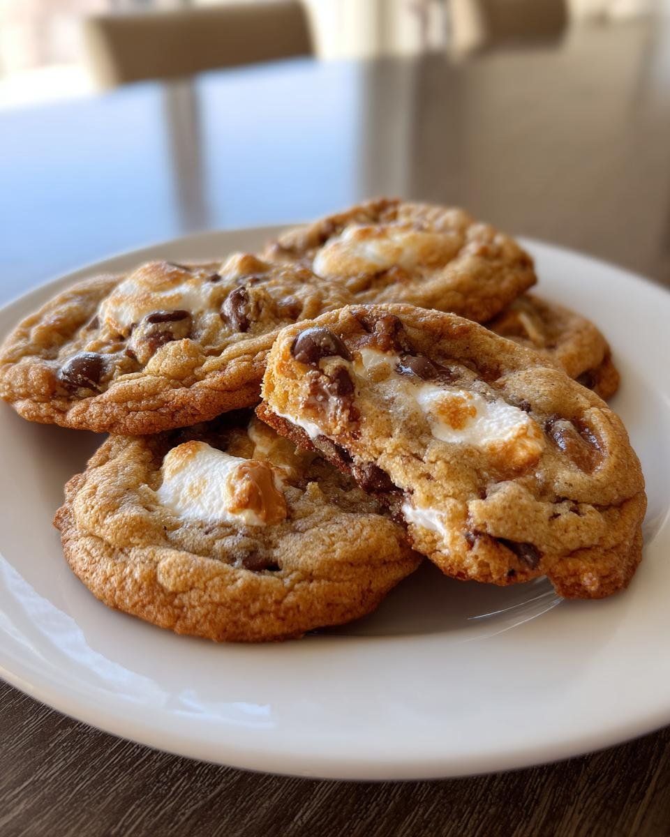 Chocolate Chip Fluffernutter Cookies - detail 1