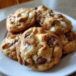Chocolate Chip Fluffernutter Cookies