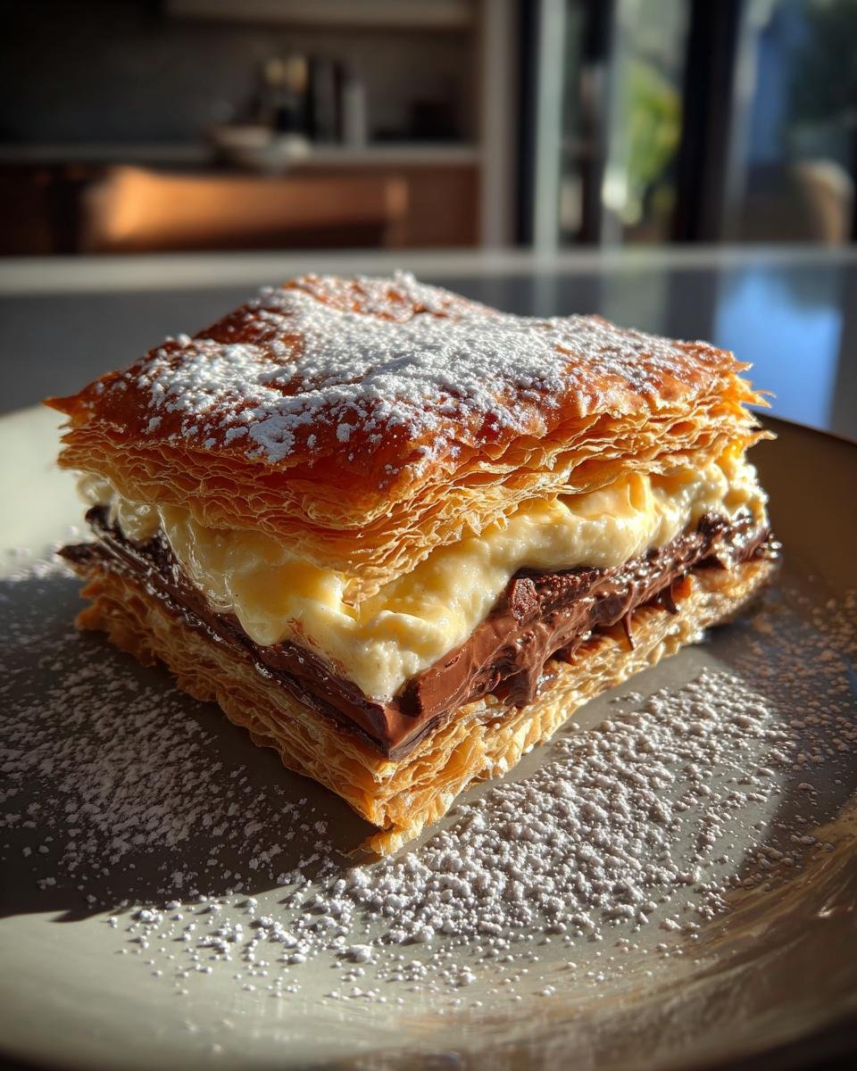 Chocolate and Dulce de Leche Millefeuille - detail 3