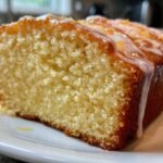 Coconut Lemon Pound Cake with Glaze