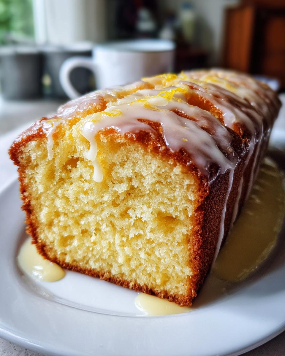 Coconut Lemon Pound Cake with Glaze - detail 3
