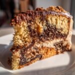 Coffee Mocha Marble Sponge Cake