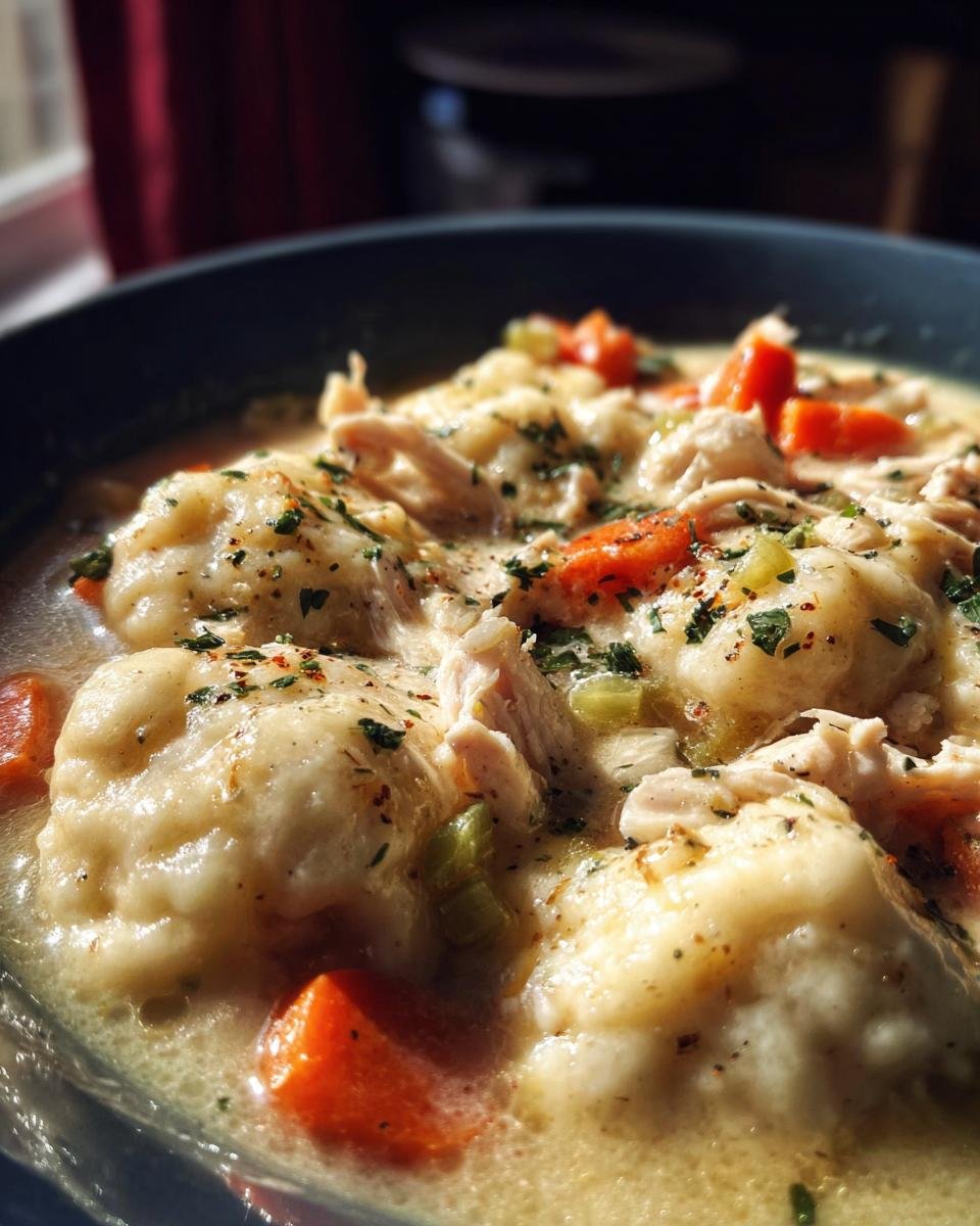 Cracker Barrel Style Chicken and Dumplings - detail 1