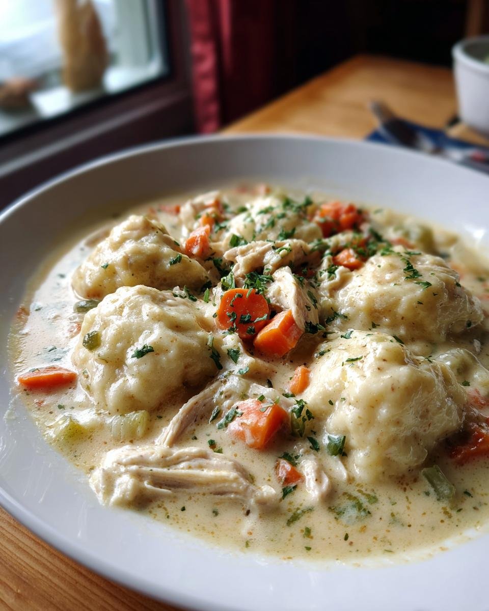 Cracker Barrel Style Chicken and Dumplings - detail 3