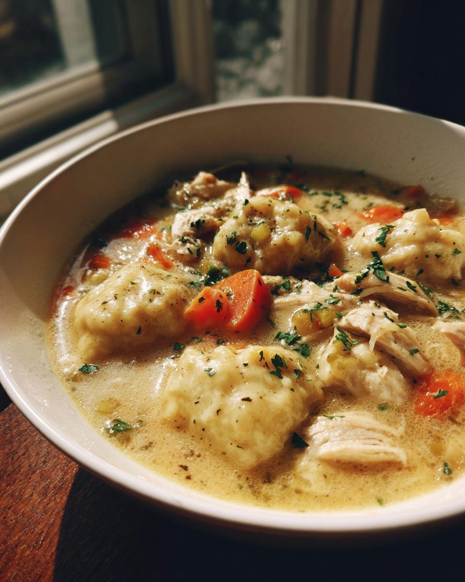 Cracker Barrel Style Chicken and Dumplings - detail 4