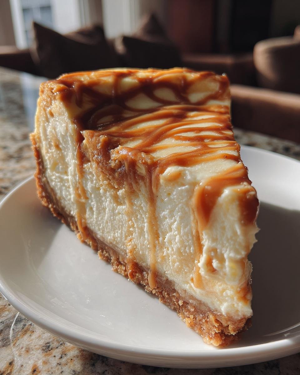 Creamy Butterscotch Cheesecake - detail 2