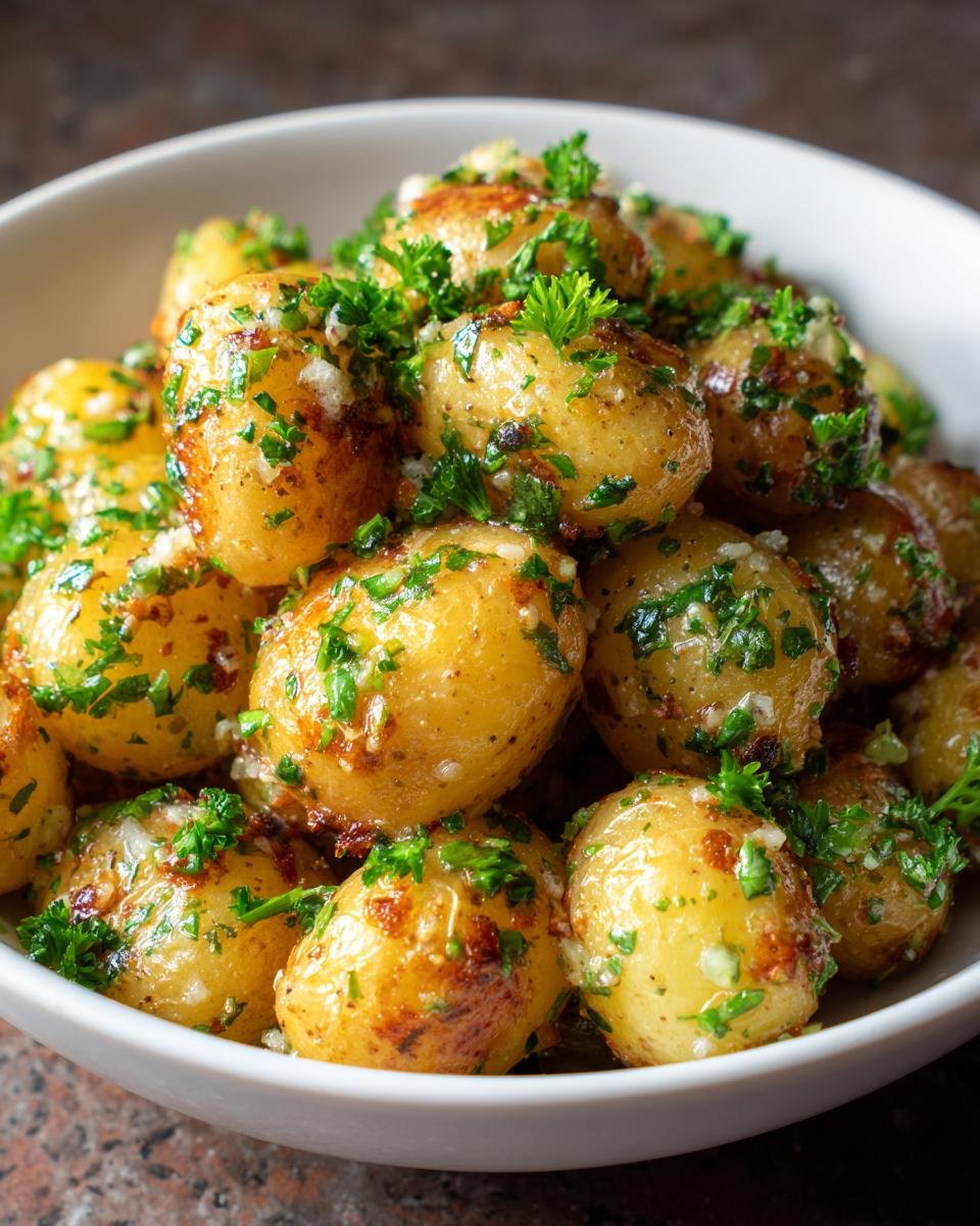 Creamy Garlic Baby Potatoes - detail 1
