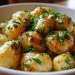 Creamy Garlic Baby Potatoes