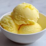 Creamy Keto Lemon Curd Ice Cream