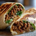 Creamy Minced Meat Shawarma Wraps