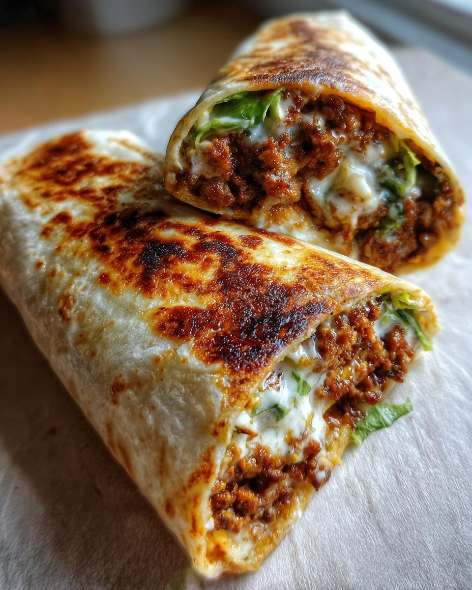 Creamy Minced Meat Shawarma Wraps - detail 2