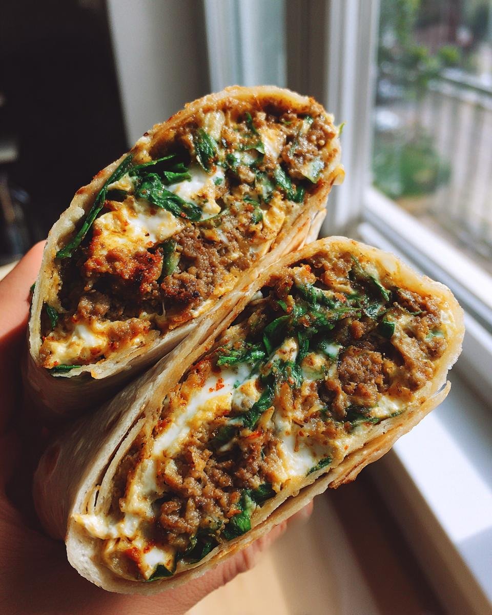 Creamy Minced Meat Shawarma Wraps - detail 4