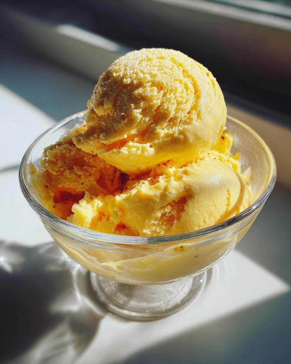 Creamy Passion Fruit Ice Cream - detail 2