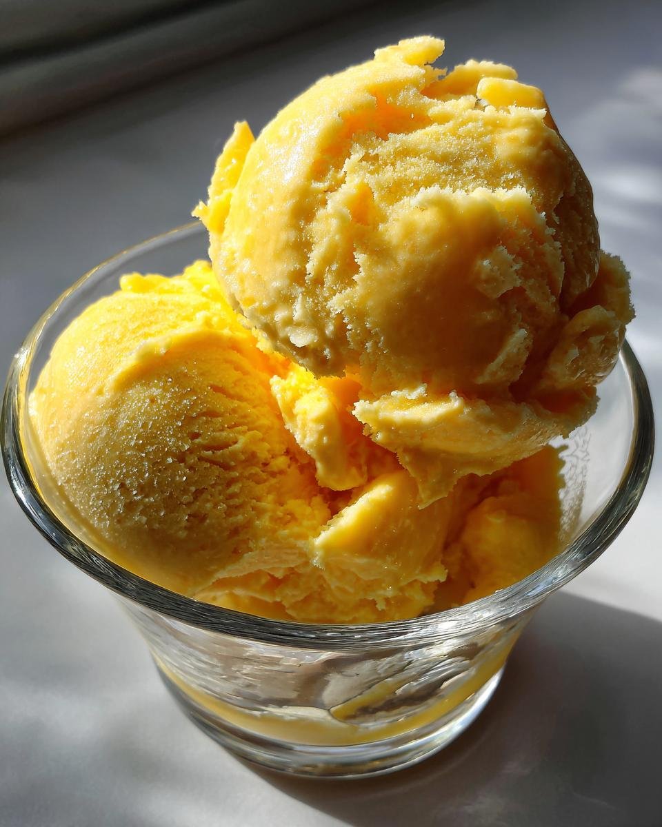 Creamy Passion Fruit Ice Cream - detail 3
