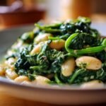 Creamy Spinach and White Beans