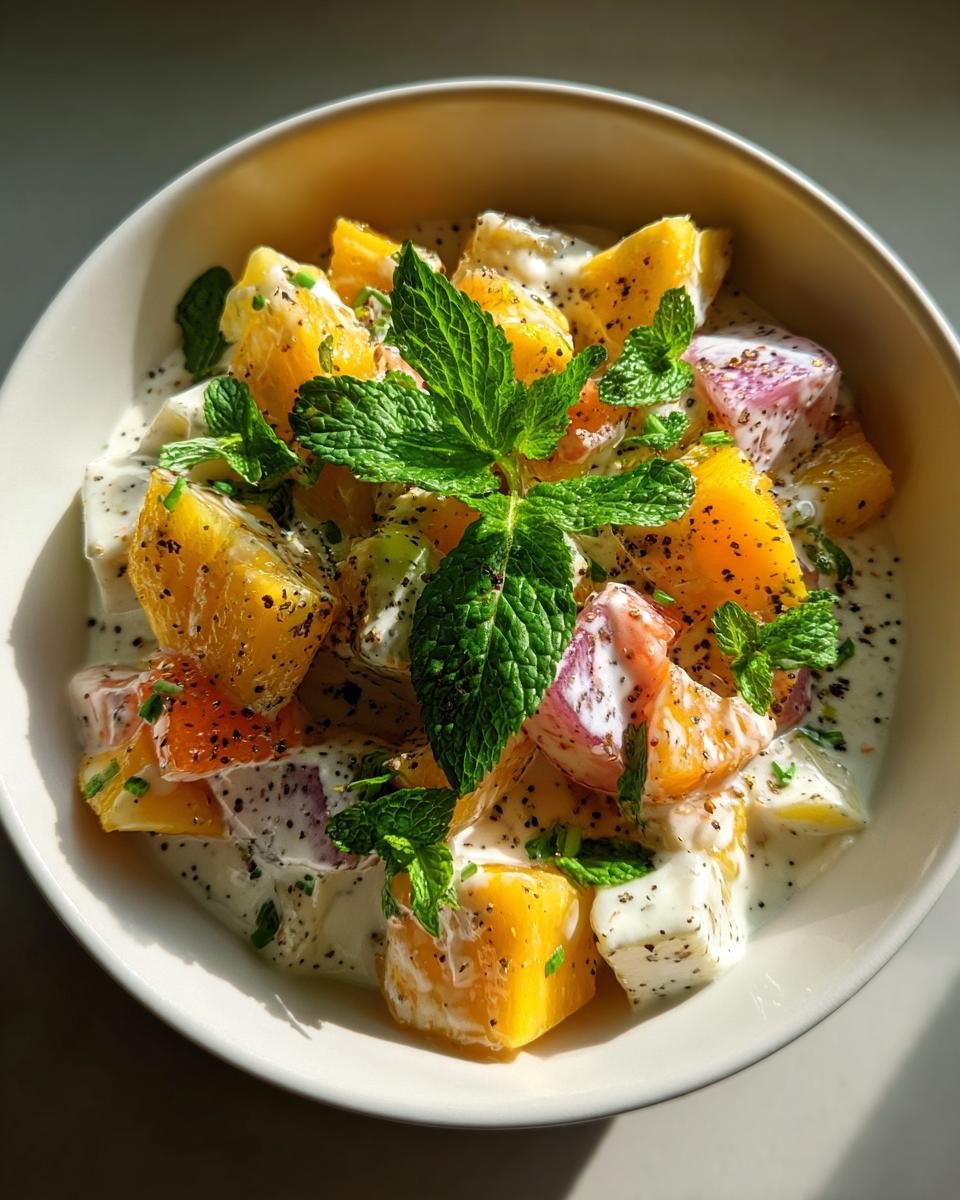 Creamy Tropical Fruit Salad - detail 1