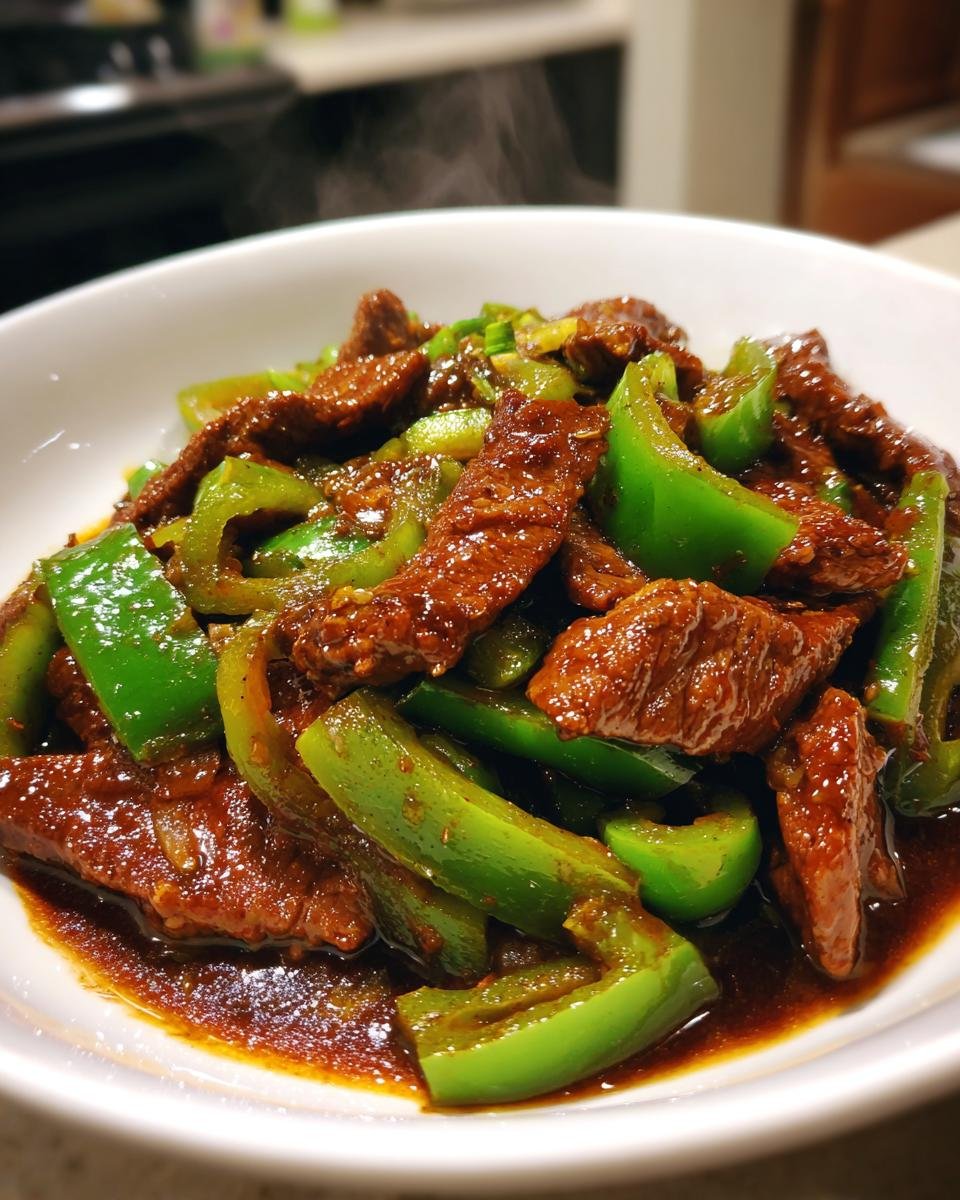 Crock Pot Pepper Steak - detail 1