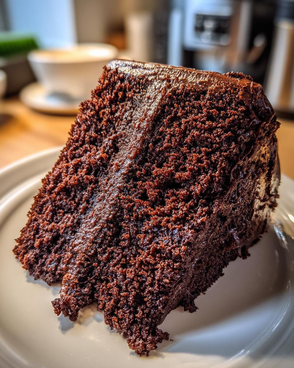 Decadent Chocolate Layer Cake - detail 1