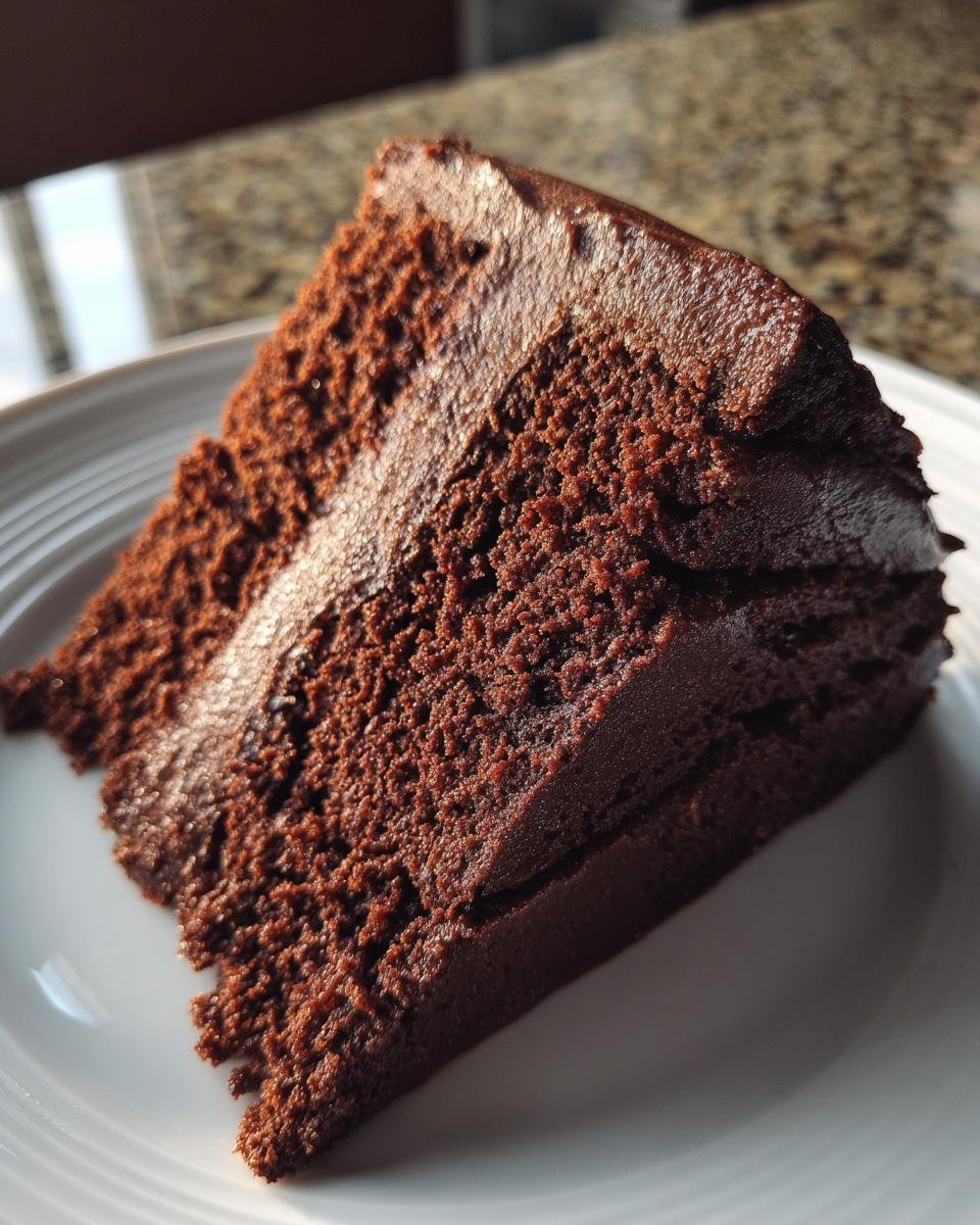 Decadent Chocolate Layer Cake - detail 2
