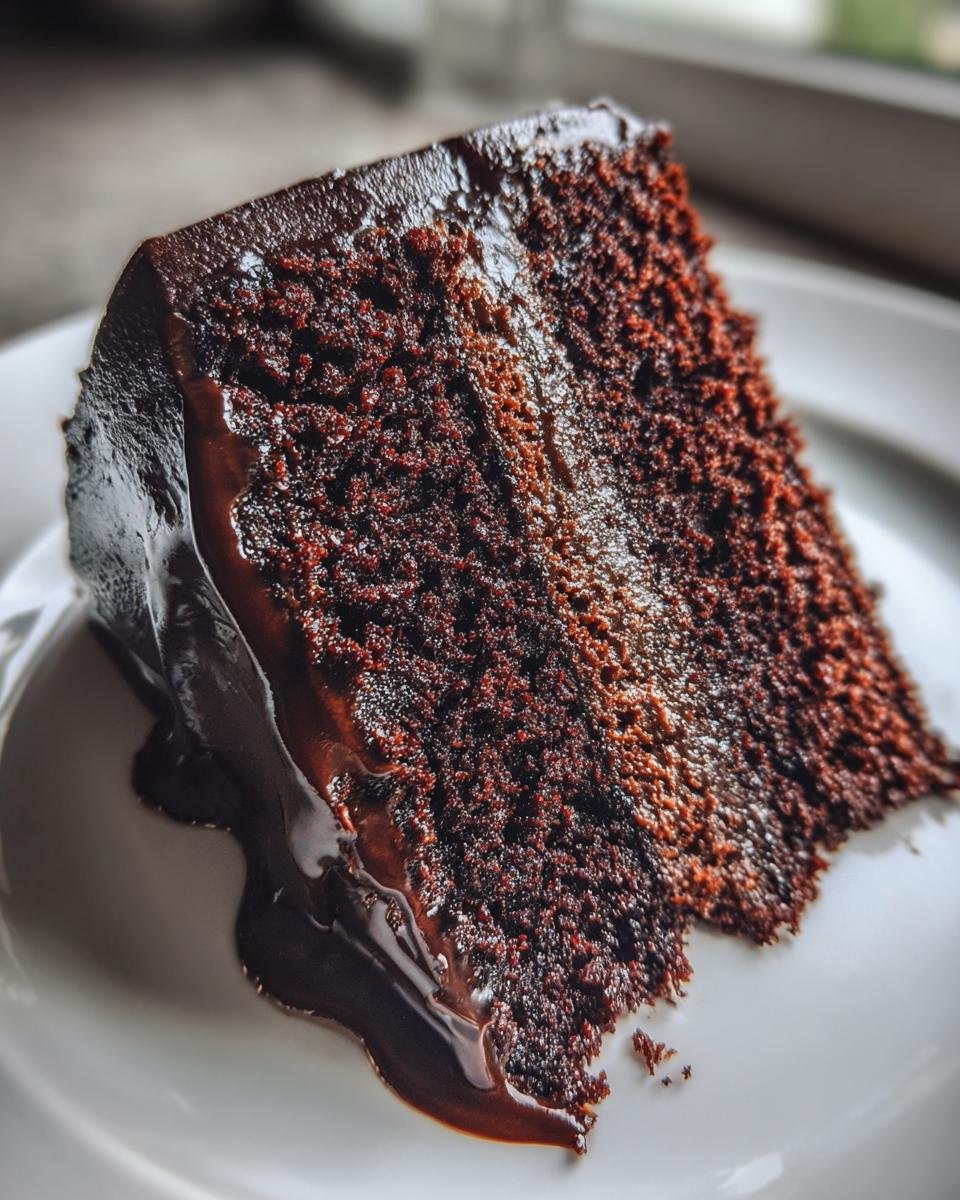 Decadent Chocolate Layer Cake - detail 3
