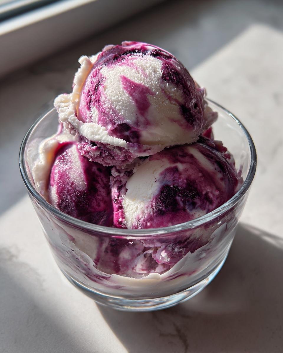 Delicious Blueberry Ice Cream - detail 3