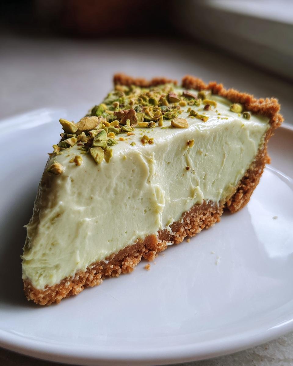Easy No-Bake Pistachio Pie - detail 1