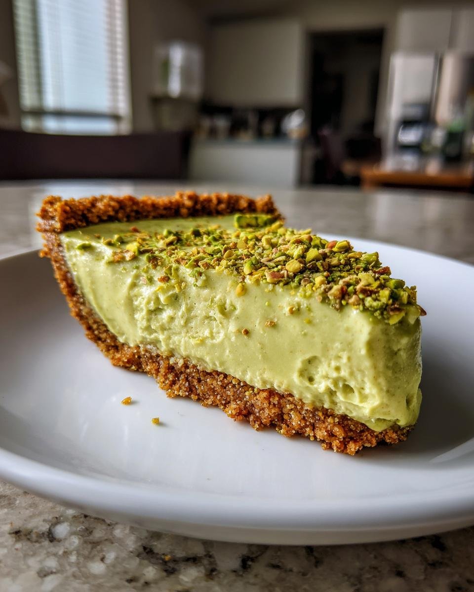 Easy No-Bake Pistachio Pie - detail 3