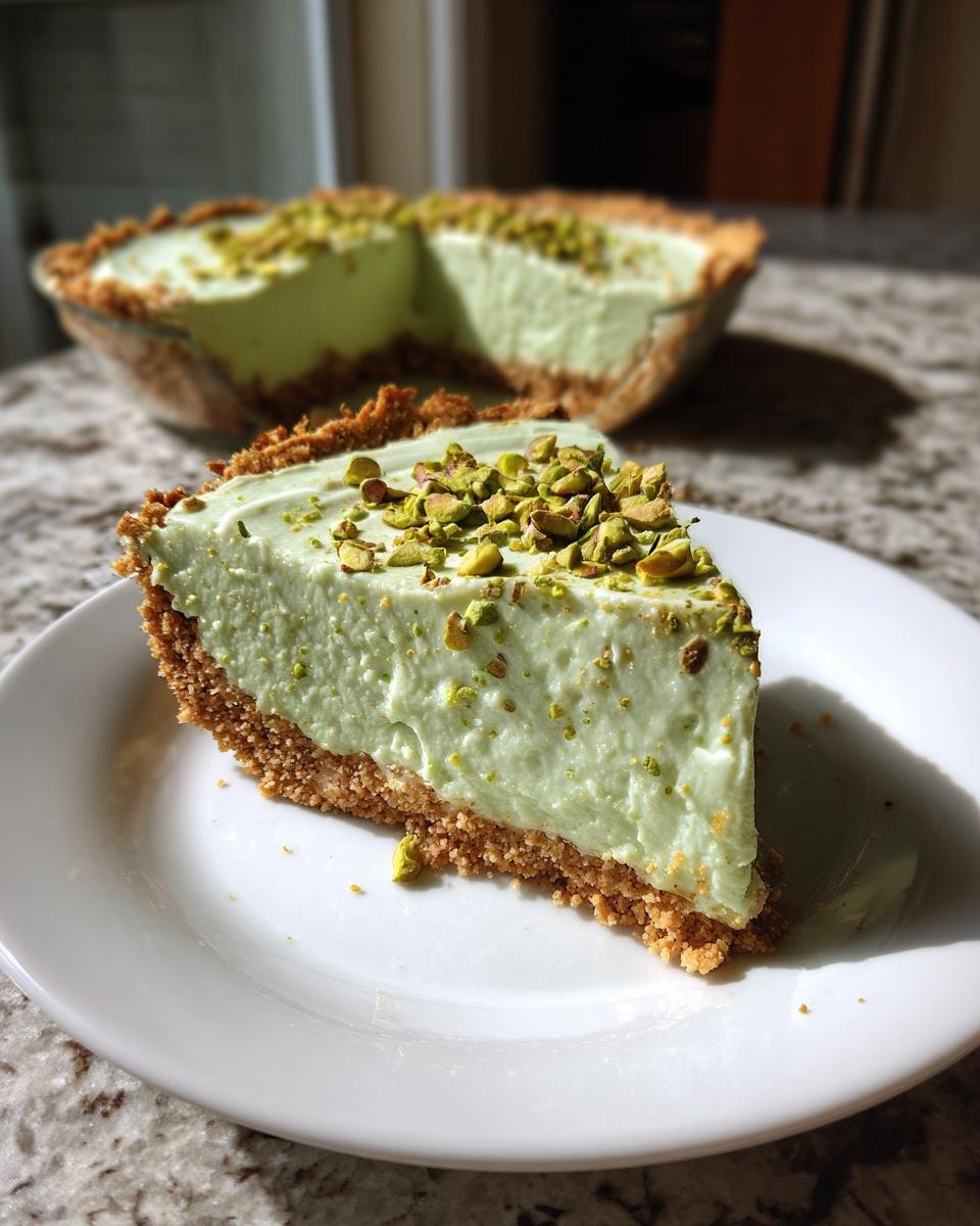 Easy No-Bake Pistachio Pie - detail 4