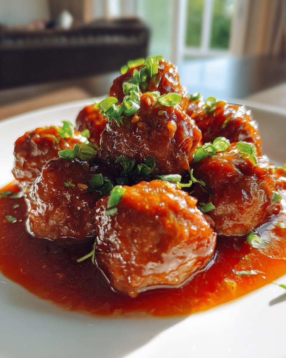 Easy Sweet and Sour Meatballs - detail 1