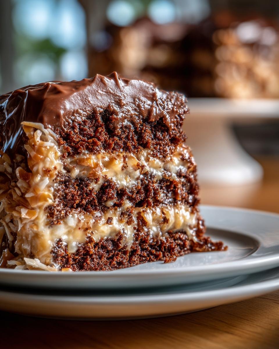 Family German Chocolate Cake - detail 1