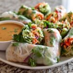 Fresh Spring Rolls with Peanut Sauce