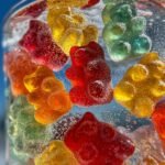 Frozen Gummy Bears in Sprite