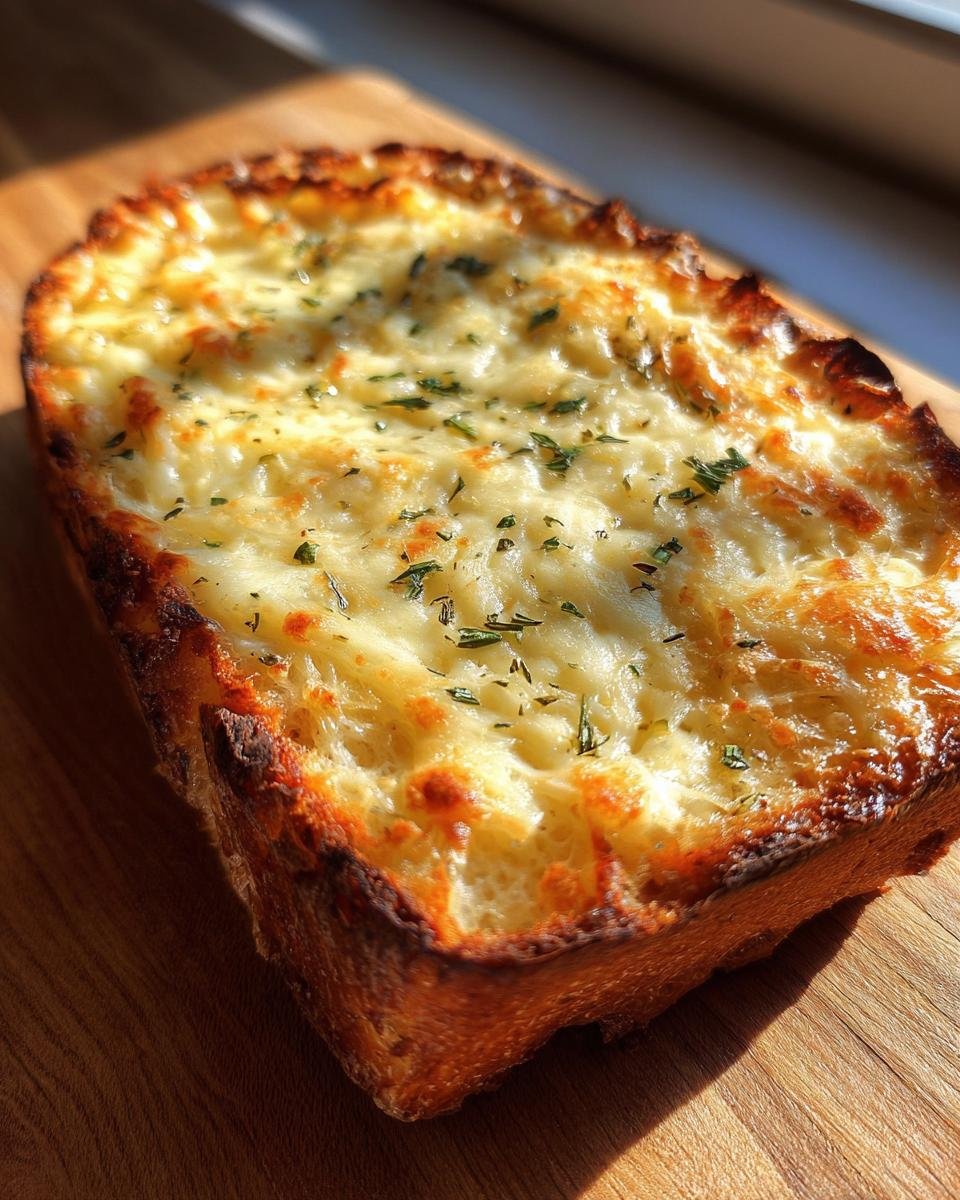 Garlic Bread with Melting Cheese: Easy and Quick Recipe - detail 2