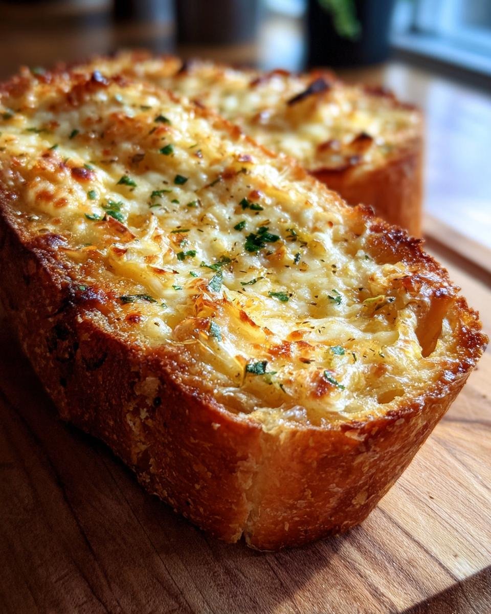 Garlic Bread with Melting Cheese: Easy and Quick Recipe - detail 4